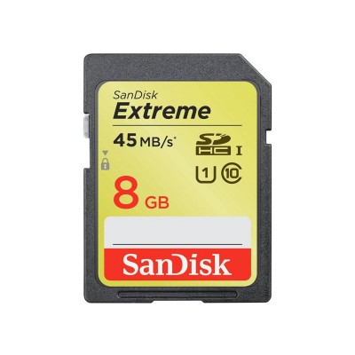 SANDISK EXTREME HD VIDEO 8GB SDHC CARD