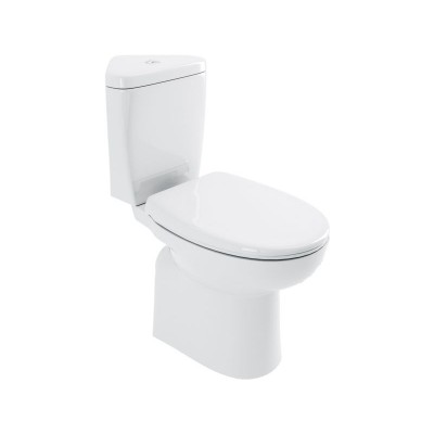 Lavari Minispace Corner Toilet and Standard Seat