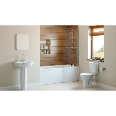CEDAR SHOWER BATH SUITE PACKAGE   LH    