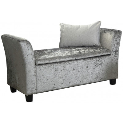 GFW Verona Window Velvet Seat - Grey