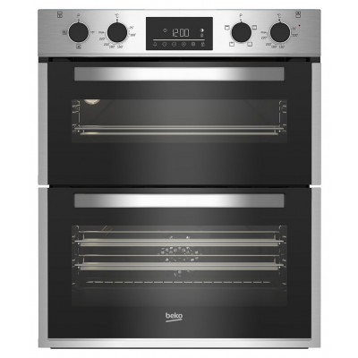 Beko BBTF26300X 60cm Built Under Double Fan Oven - S/Steel