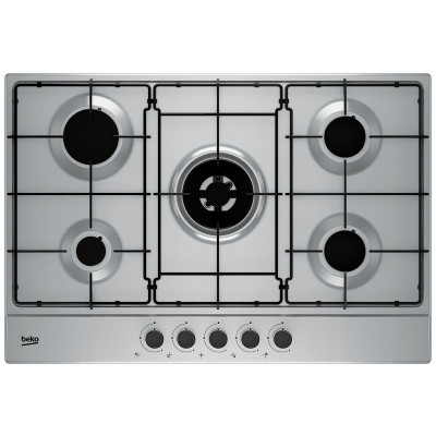 Beko HIAW75224SX 75cm Gas Hob - Stainless Steel