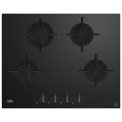 Beko HING64322S 65cm Gas Hob - Black
