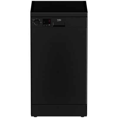 Beko DVS04020B Slimline Dishwasher - Black