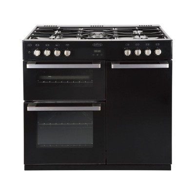 Belling DB4 90DFT Dual Fuel Range Cooker - Black