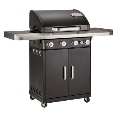 LANDMANN Rexon cooK 4 Burner Gas BBQ - Black