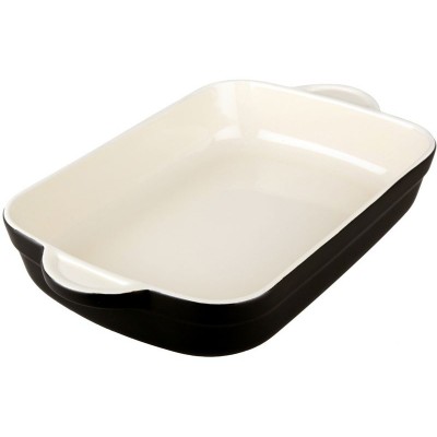 DENBY JET BLACK MEDIUM OBLONG
