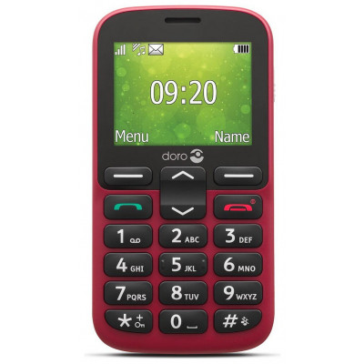 SIM Free Doro 1380 Mobile Phone - Red