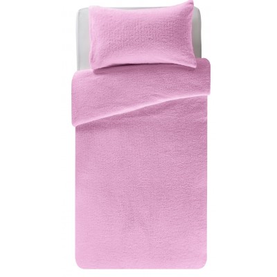 Argos Home Pink Fleece Bedding Set - Single