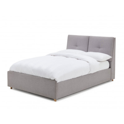 Argos Home Jakob Superking Fabric Bed Frame - Grey