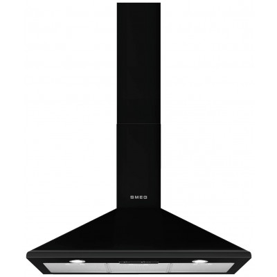 Smeg KSED95NEE 90cm Chimney Cooker Hood - Black