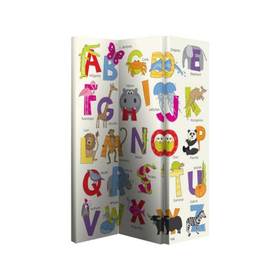 Animals ABC Room Divider - Multicoloured