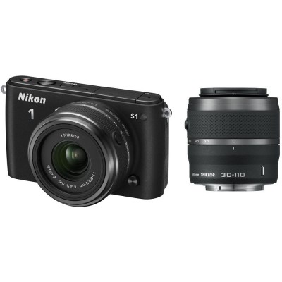 NIKON 1 S1 MIRRORLESS SYSTEM CAMERA BLK