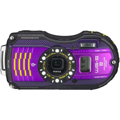 PENTAX OPTIO WG-3 GPS CAMERA PURPLE     