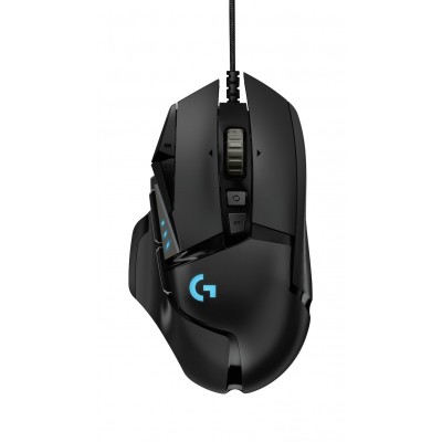Logitech G502 Hero Wired Gaming Mouse - Black