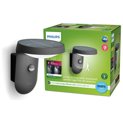 PHILIPS LED SOLAR OUTDOOR WALL LIGHT
