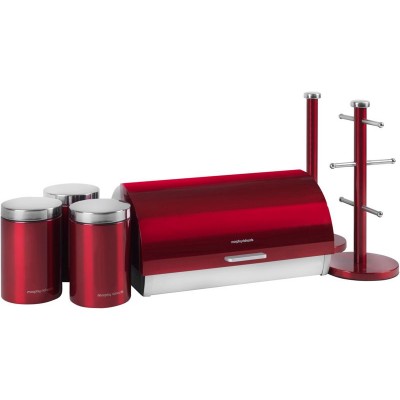 MORPHY ACCENTS 6PCE STORAGE SET RED