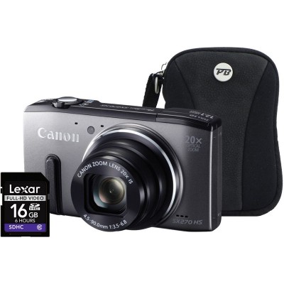 CANON POWERSHOT SX270 HS GREY CAMERA KIT