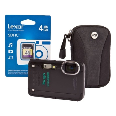 OLYMPUS TG 630 TOUGH BLACK CAMERA KIT