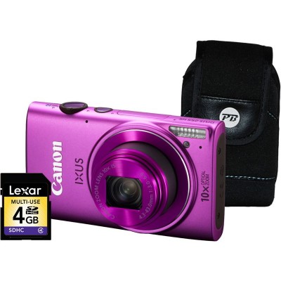 CANON IXUS 255 HS PINK CAMERA KIT       