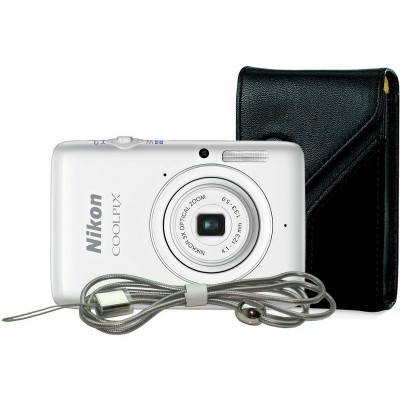 NIKON COOLPIX S02 WHITE CAMERA KIT      
