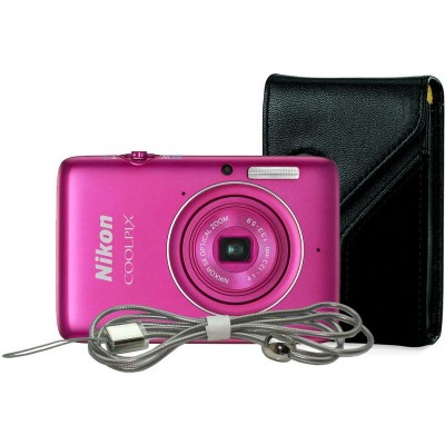 NIKON COOLPIX S02 PINK CAMERA KIT       