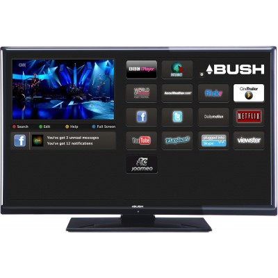 Bush 32 Inch 3D Smart LED TV Including 8 Glasses 