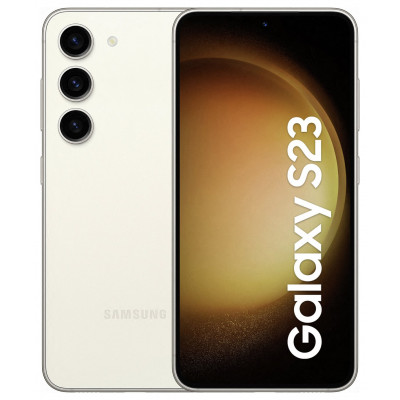SIM Free Samsung Galaxy S23 5G 128GB AI Mobile Phone - Cream