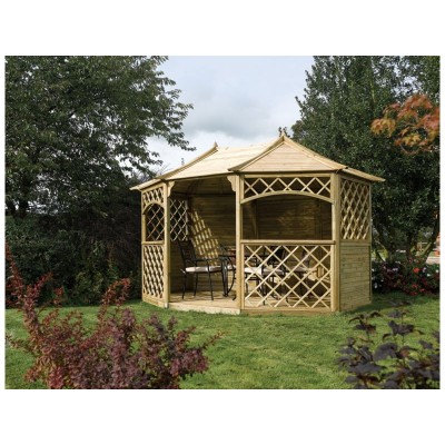 Sandringham Octagonal Garden Gazebo - Natural