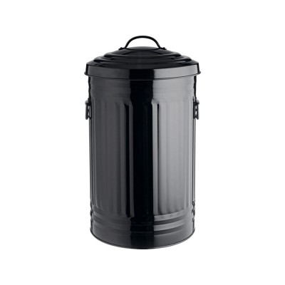 HAB ALTO WASTE BIN WITH LID 52L BLACK