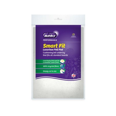 Minky 125 x 45cm White Smartfit Felt Pad