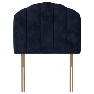 Silentnight Merlin Velvet Single Headboard - Blue