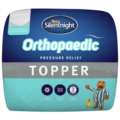 Silentnight Orthopaedic Mattress Topper with Cover- Kingsize