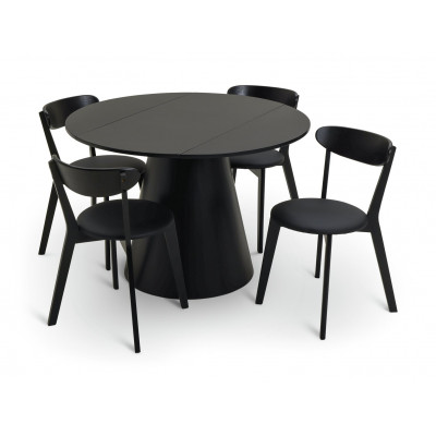 HAB IVER TABLE X 4 SOPHIE BLACK