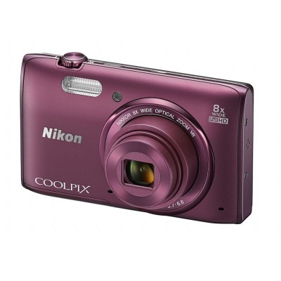 NIKON COOLPIX S5300 CAMERA PLUM         