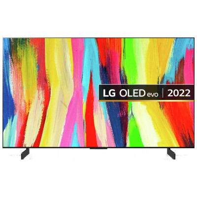 LG 42 Inch OLED42C24LA Smart 4K UHD HDR LED Freeview TV