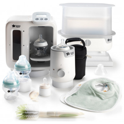 Tommee Tippee Ultimate Feeding Kit with steriliser - White