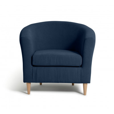 FABRIC TUB CHAIR NAVY