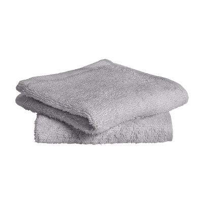 Argos Home Essentials Plain 2 Pack Face Cloths - Grey