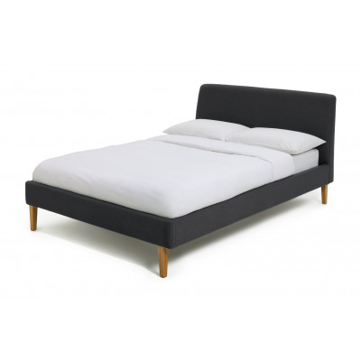 Habitat Ren Double Fabric Bed Frame - Charcoal
