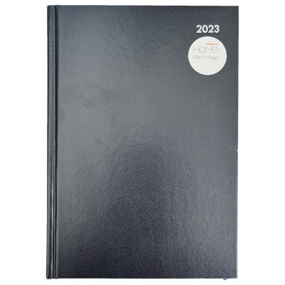 Argos Home Medium Black Day To Page Diary