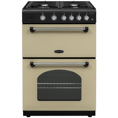 Rangemaster 128070 60cm  Double Oven Gas Cooker - Cream