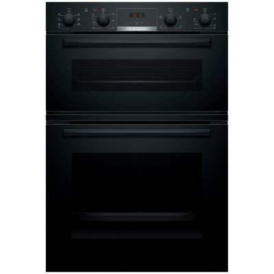 Bosch MBS533BB0B 60cm Built In Double Electric Oven - Black