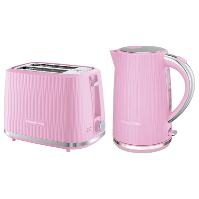 Russell Hobbs Eden Raspberry Pink Kettle and Toaster 27362BU