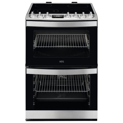 AEG CCB6741ACM 60cm Double Electric Cooker - S/Steel