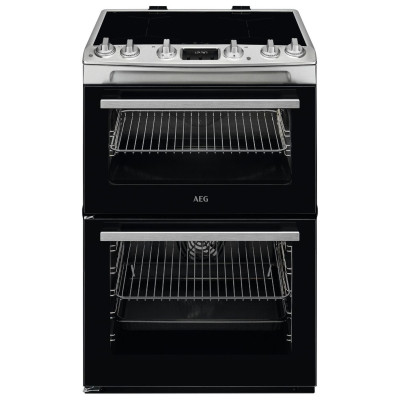 AEG CIX6540ACM 60cm Double Electric Cooker - S/Steel