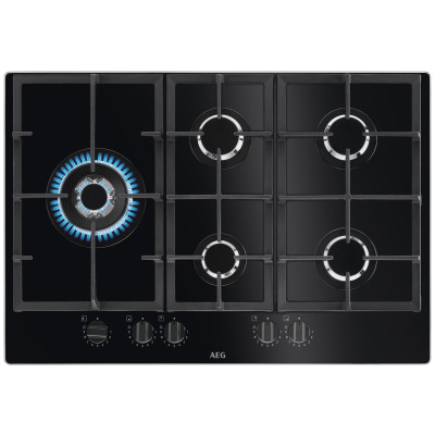 AEG HKB75820NB Electric Gas Hob - Black