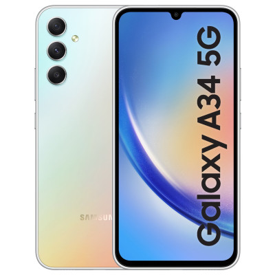 SIM FREE SAMSUNG A34 5G 256GB SILVER