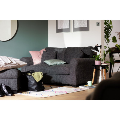 Argos Home Lisbon Fabric 2 Seater Sofa Bed - Grey