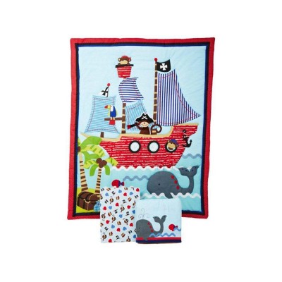 Lambs & Ivy Treasure Island 3 Piece Bedding Set